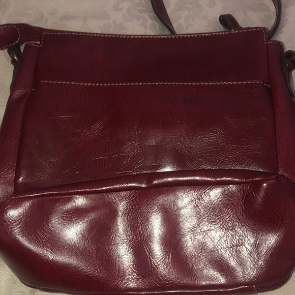 Relic by fossil maroon crossbody purse - Picture 5 of 8